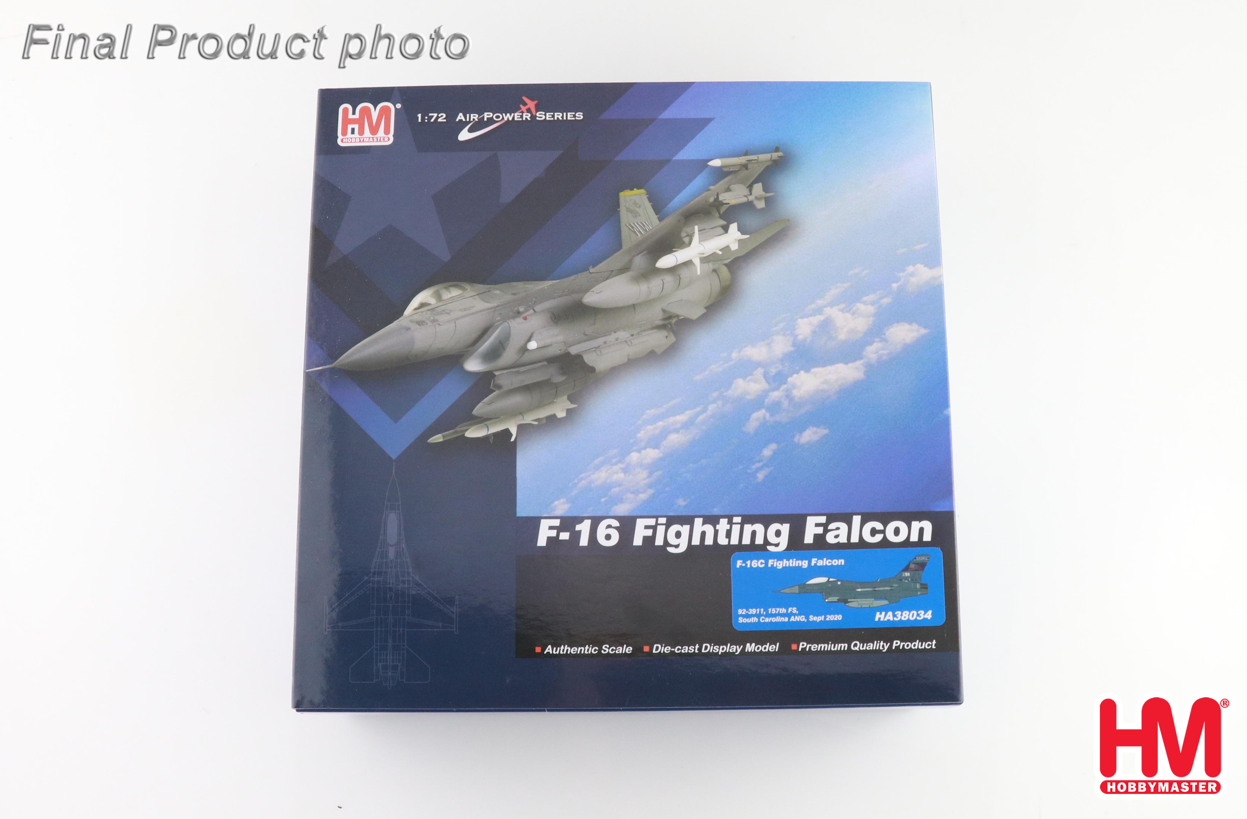 F-16C Fighting Falcon 92-3911, 157th FS, South Carolina ANG